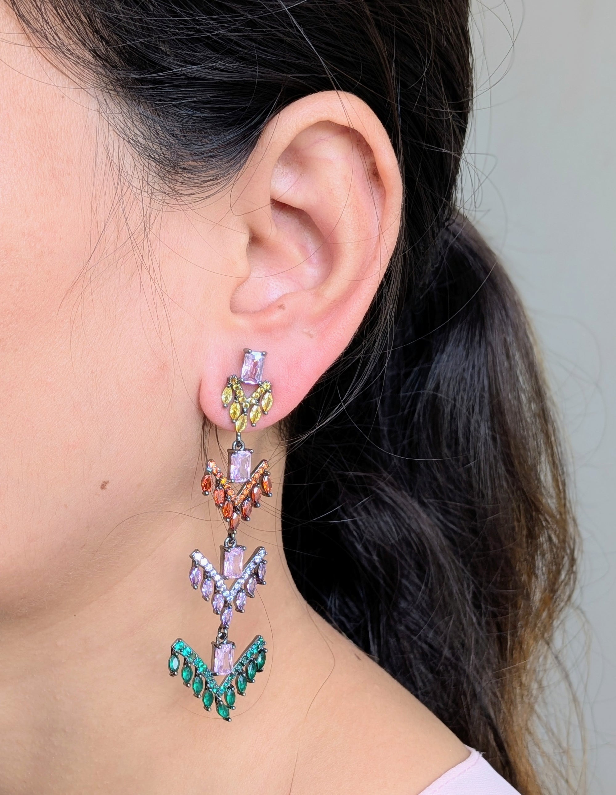 Festival Cascade Chandeliers from TreasureDrum Jewellery