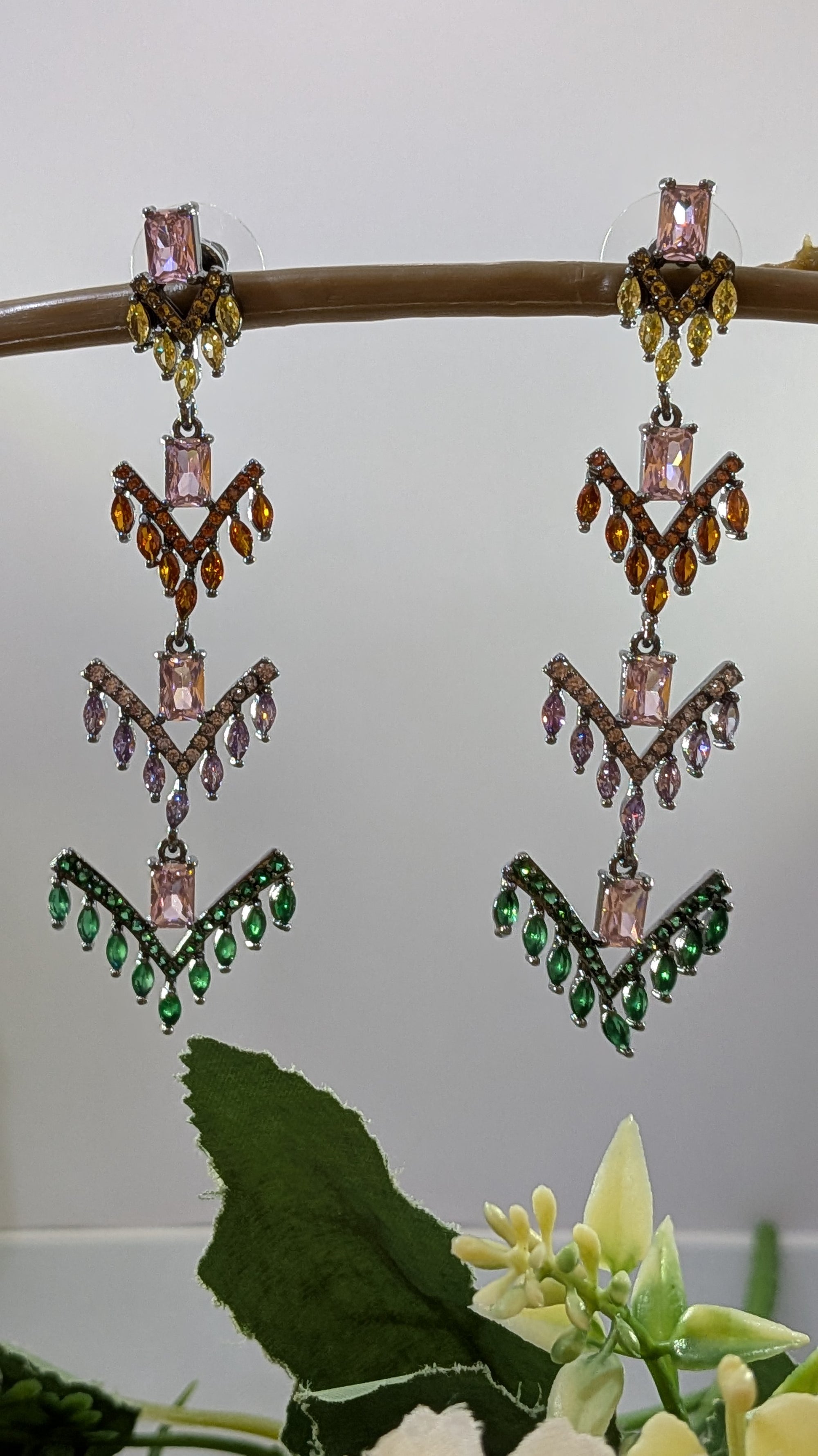 Festival Cascade Chandeliers from TreasureDrum Jewellery