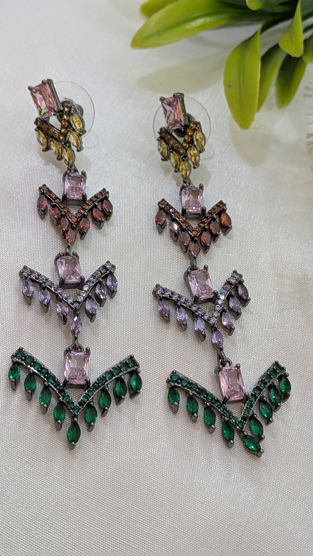 Festival Cascade Chandeliers from TreasureDrum Jewellery