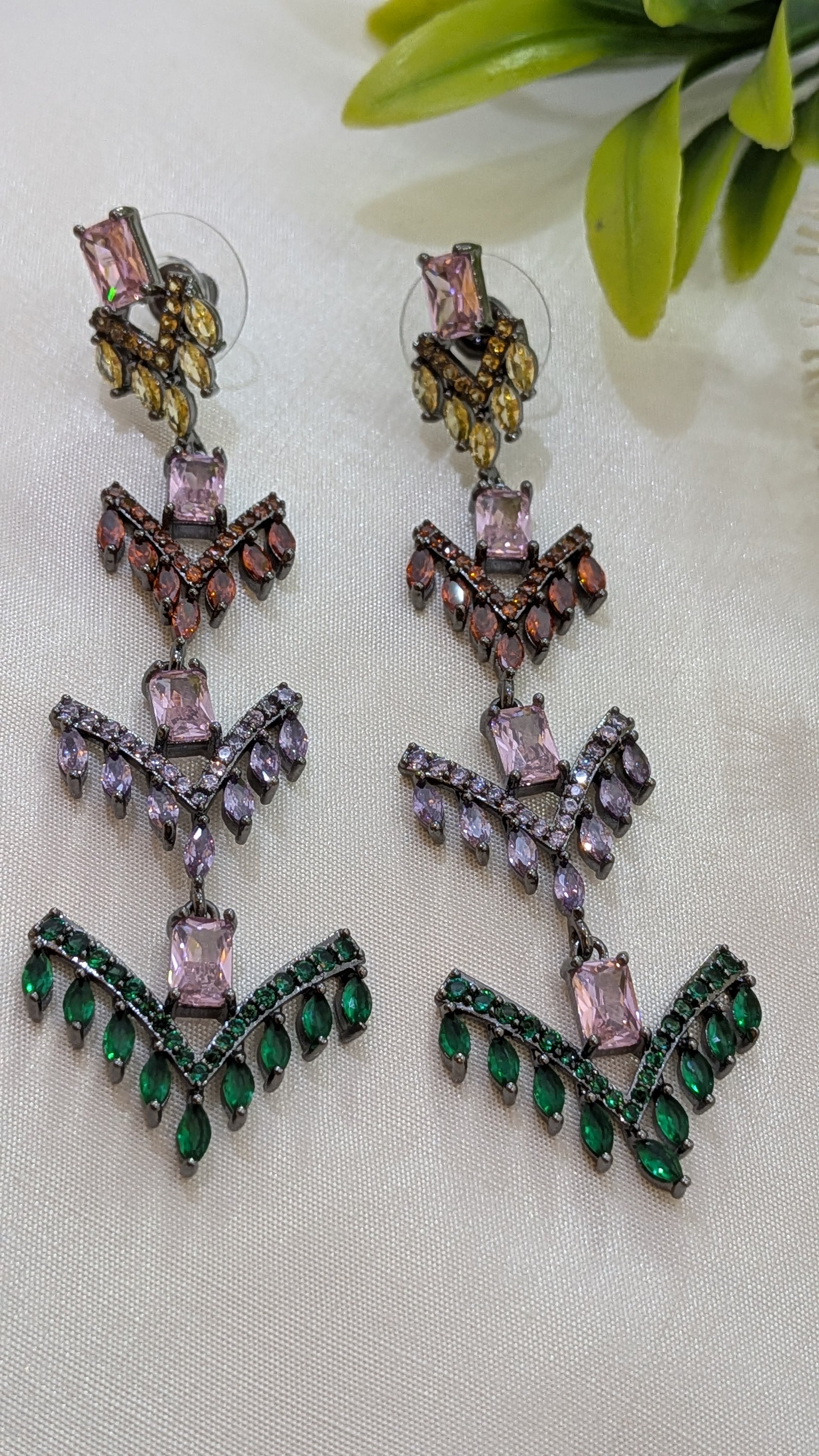 Festival Cascade Chandeliers from TreasureDrum Jewellery