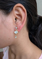 Royal Glimmer Drop Earrings from TreasureDrum Jewellery