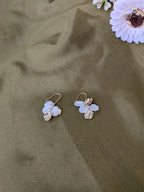 Petal Whisper Drop Earrings from TreasureDrum Jewellery
