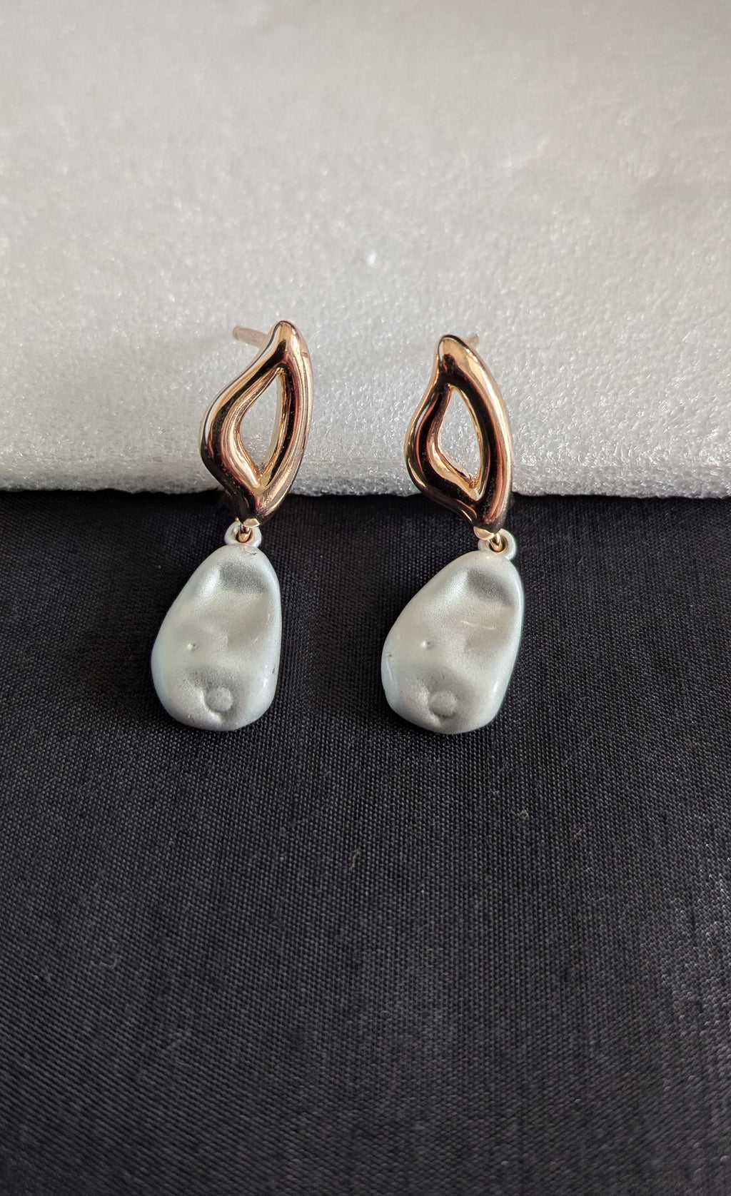 Aira Baroque Pearl Drops from TreasureDrum Jewellery