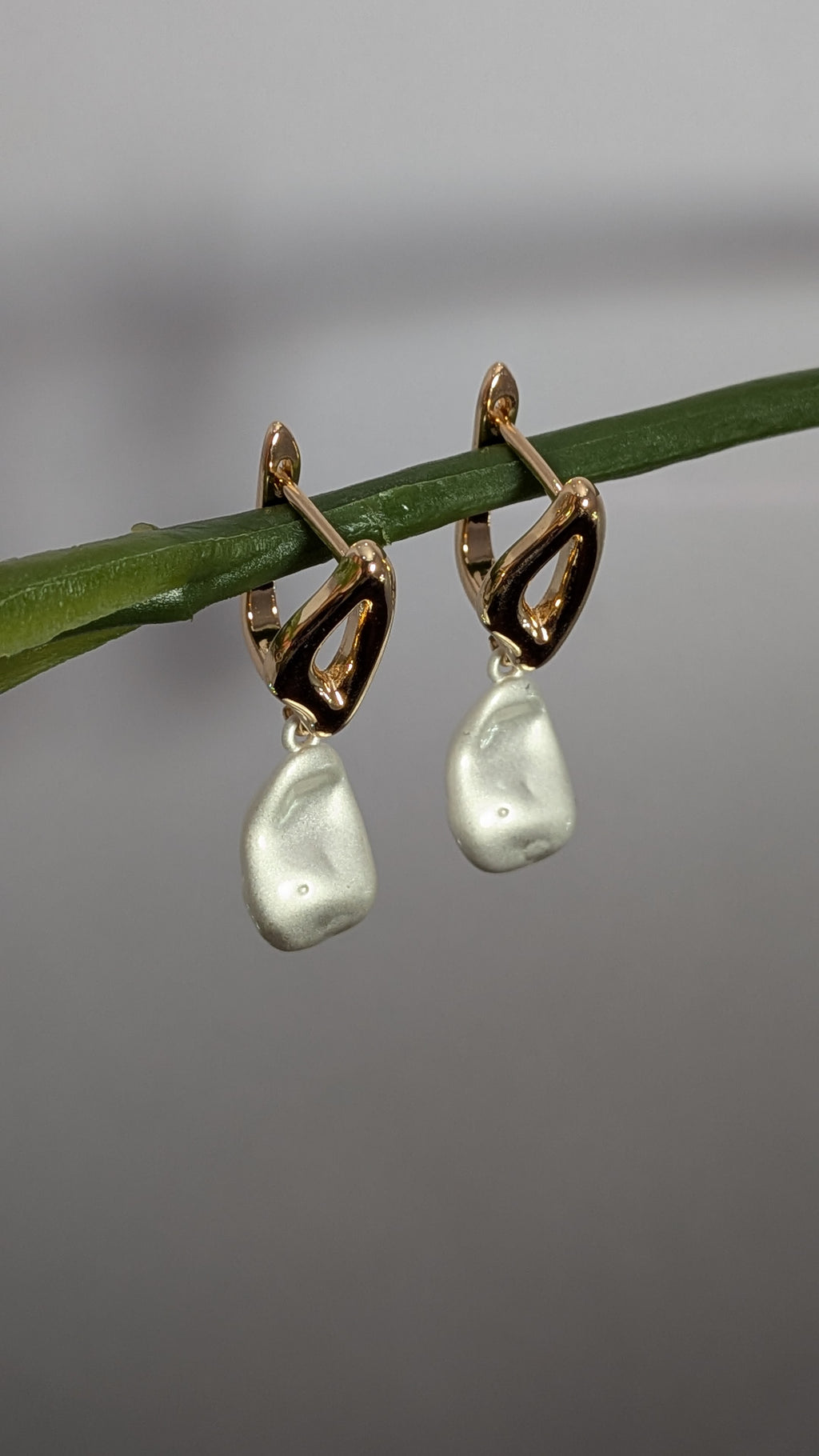Aira Baroque Pearl Drops from TreasureDrum Jewellery