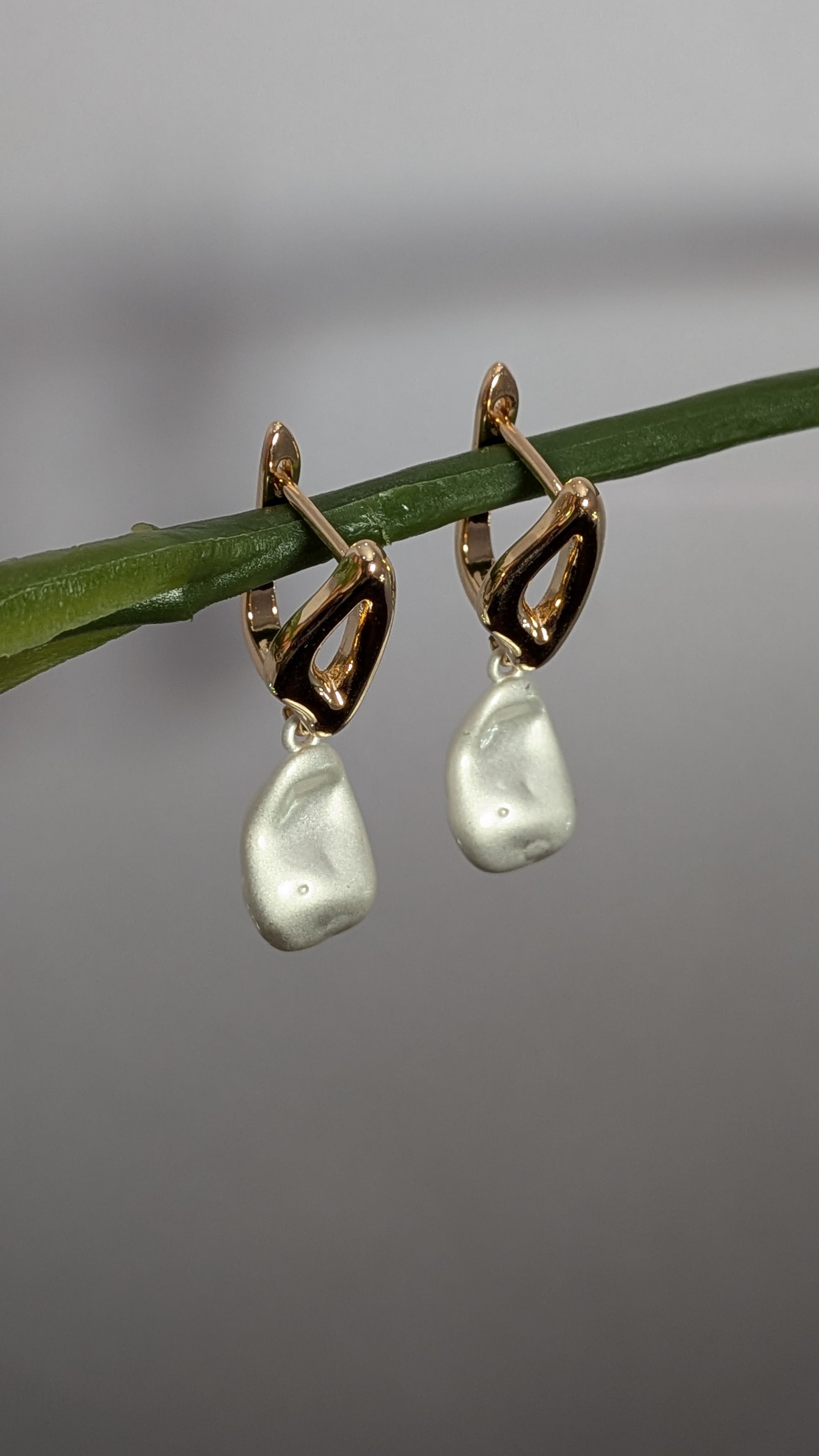 Aira Baroque Pearl Drops from TreasureDrum Jewellery
