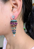 Petal Cascade Danglers  from TreasureDrum Jewellery