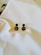 Twilight Charm Double Stone Earrings TreasureDrum Jewellery