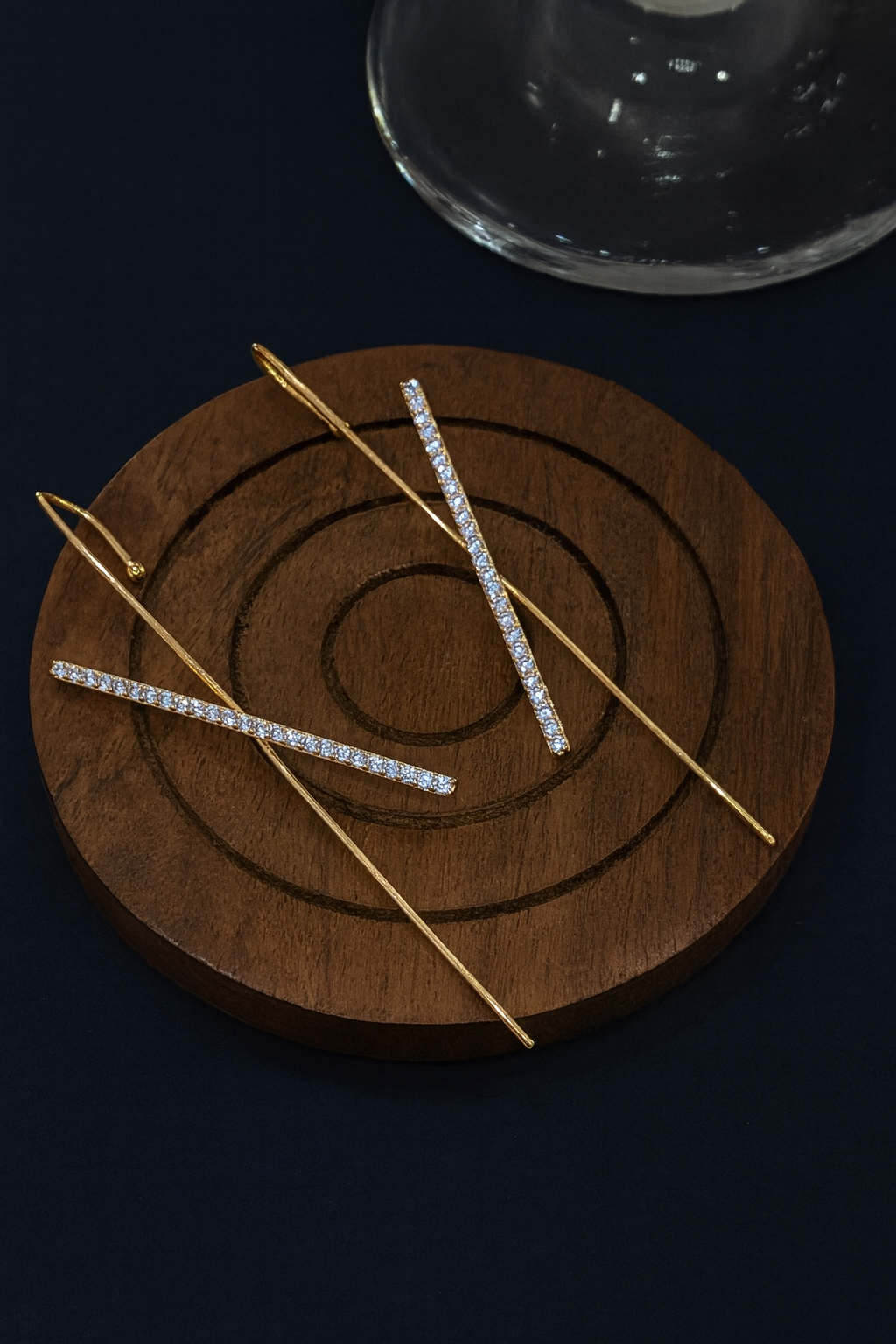 Gold and silver bar studs